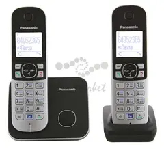 Радио-телефон Dect Panasonic KX-TG6812RU черный (2 трубки) АОН — фото 3