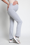 Спортивные брюки для беременных 13066 серый меланж