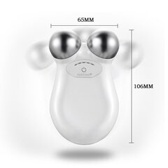 Микротоки Роликовый микротоковый массажер для лица Facial Toning Device (цвет розовый)