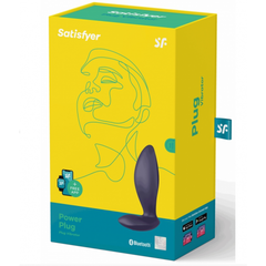 Анальный виброплаг Satisfyer Power Plug фиолетовый (Connect App)