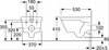 Чаша унитаза подвесного Gustavsberg Hygienic Flush WWC 5G84HR01