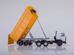 MAZ-6422 white and semi-trailer of wood chips MAZ-9506-30 1:43 AutoHistory