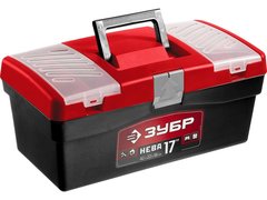 ЗУБР НЕВА-17, 420 х 220 х 180 мм, (17?), пластиковый ящик для инструментов (38323-17)