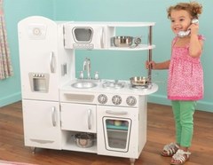 Детская игрушечная кухня из дерева KidKraft Винтаж Белый 53402_KE