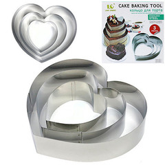 Набор колец для выпечки Cake Baking Tool, 3 шт