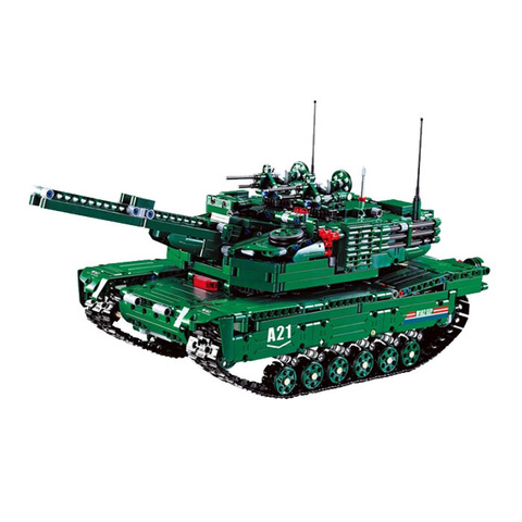 Конструктор серия Армия Радиоуправляемый Боевой танк США M1A2