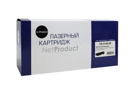 Тонер-картридж NetProduct (N-TK-5140M) для Kyocera ECOSYS M6030cdn/M6530cdn, M, 5K