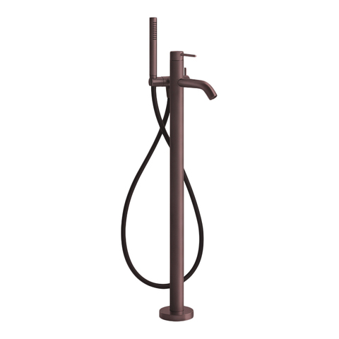 Gessi 54028#708 316 Напольный смеситель для ванны с душевой лейкой (внешние части), цвет: brushed copper pvd