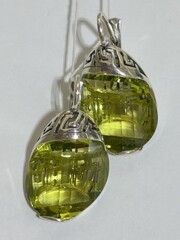 Да Винчи (серьги из серебра)