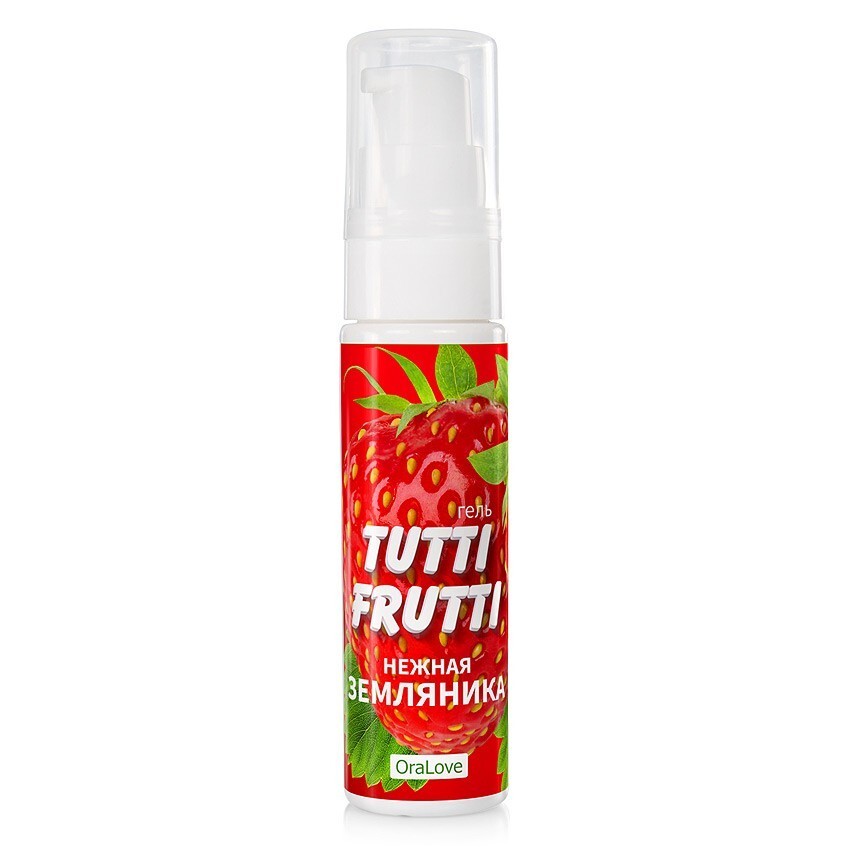 Гель TUTTI-FRUTTI ЗЕМЛЯНИКА серии OraLove 30 г  арт. LB-30002