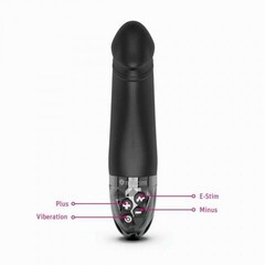 Вибратор Mystim Real Deal Neal с электростимуляцией, черный