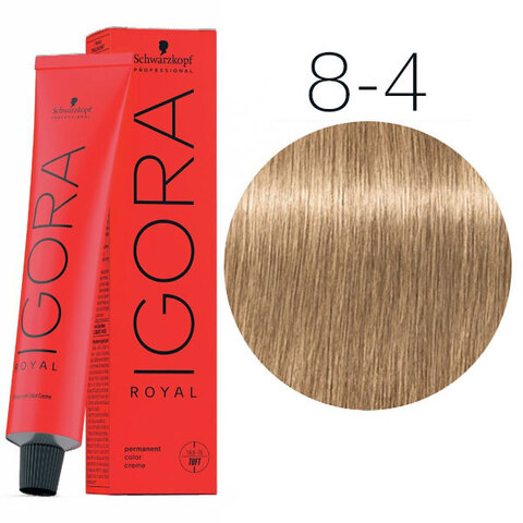 Schwarzkopf Igora Royal New 8-4 (Светлый русый бежевый) - Краска для волос