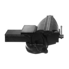 44-4-220 Тиски слесарные поворотные, 200 мм, 16 кг, наковальня (РемоКолор)