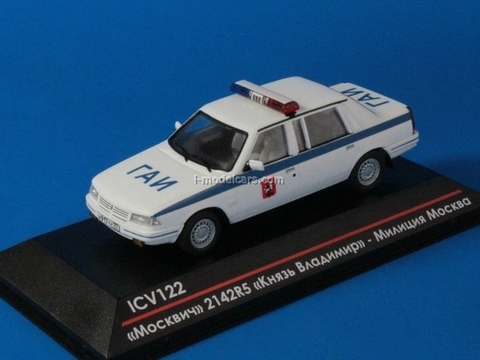 Moskvich-214241 (2142R5) Prince Vladimir Police GAI Moscow 1997 1:43 ICV122