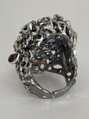 Агат   (кольцо из серебра)