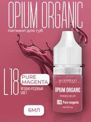 L18 PURE MAGENTA  ORGANIC пигмент для губ TM AS-Company OPIUM COLORS