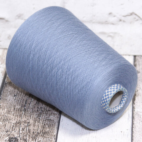 Хлопок с кашемиром (10%) CARIAGGI BELIZE CASHMERE 2/80 серо-голубой