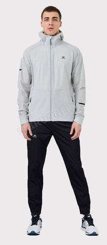 Костюм мужской беговой Nordski Pro Energy 2.0 Light Grey/Black