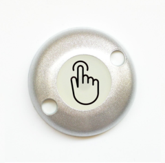 ART-ZN-Exit-Sensor Сенсорная кнопка выхода двухпроводная (серебро) АртCистемы