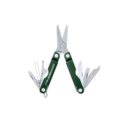 Мультитул-брелок Leatherman Micra Green, 10 функций, цвет зелёный (64350181N) | Multitool-Leatherman.Ru