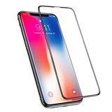 Защитное стекло 3D на весь экран 0,33 мм HOCO (G2) с мягкой рамкой для iPhone X, Xs, 11 Pro (Черная рамка)