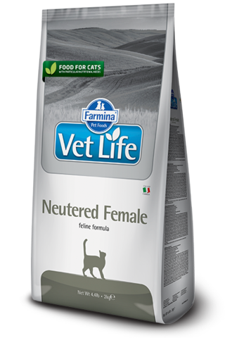 Farmina Vet Life Neutered Female для стерилизованных кошек, сухой, курица (5 кг)