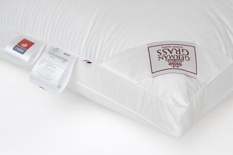 Подушка трехкамерная средняя 50х68 German Grass 3D Thermo Down Grass с эффектом терморегуляции с бортиком