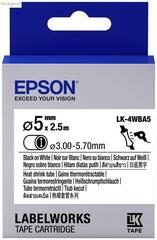654904 Картридж EPSON с лентой LK4WBA5 (термоусаживаемая трубка, черн./Бел. d5/2.5)