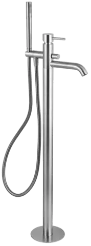Remer X08XV Смеситель для ванны напольный X-style X08XV, сталь, шт