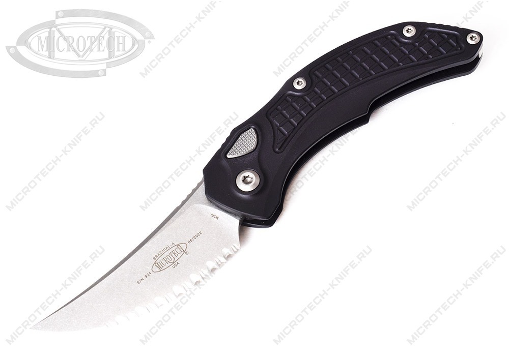 Нож Microtech Bastinelli 268A-12 Brachial Serrated