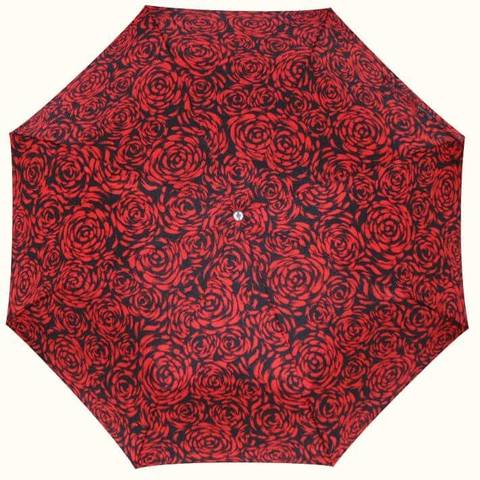 Зонтик букет алых роз