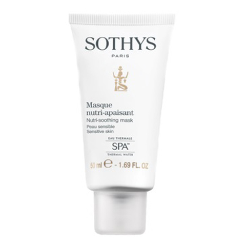 Sothys Sensitive Skin Line With SPA Thermal Water: Успокаивающая питательная SOS-маска для чувствительной кожи лица (Nutri-Soothing Mask)