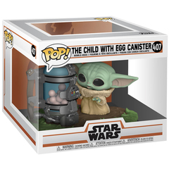 Фигурка Funko POP! Deluxe Bobble Star Wars The Mandalorian Child w/ Canister 50962