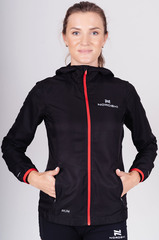Беговая куртка с капюшоном Nordski Run Black 2022 женская