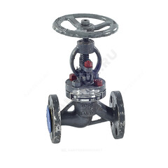 Клапан запорный сталь 15с22нж Ду 150 Ру40 Тмакс=425 оС фл Россия