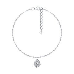 94051284-braslet-anklet-na-nogu-iz-serebra-s-podveskoj-klever