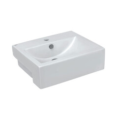 Jaquar JDS-WHT-25501 Раковина, Jaquar, JDS, шгв 520*435*175, отверстия для смесителя-1, цвет-белый фото