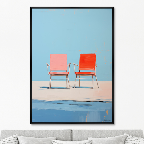 ArtNoMore - Репродукция картины на холсте Chair collection, Pure and simple, No 2, 2024г.