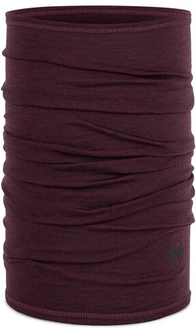 Картинка шарф-труба Buff Wool lightweight Solid Garnet - 1