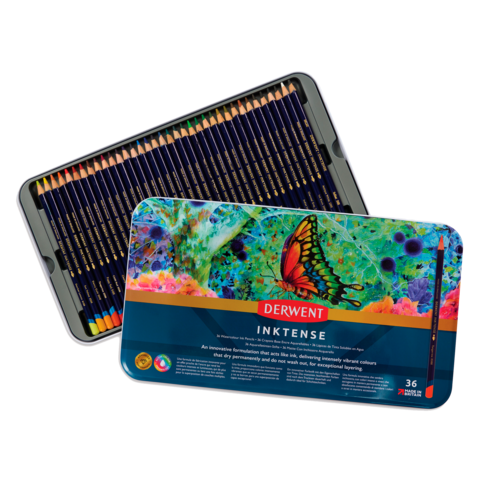 Derwent Inktense набор 36 цветов