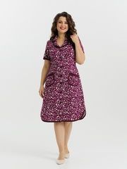 4572 Халат на пуговицах