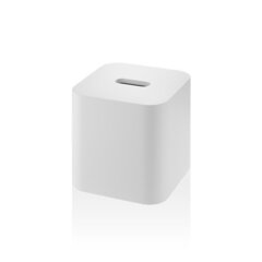 Decor Walther 0974050 Decor Walther STONE KBQ Коробка для салфеток 135x135x135 мм., настольная, цвет белый матовый фото