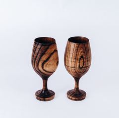 Набор бокалов для вина из дерева «Сибирский вяз», фото 3