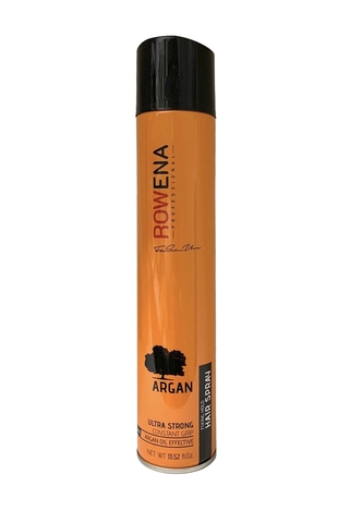 Лак для волос  ROWENA professional с Аргана, Fixing Hold Hair Spray 400 мл (Турция)