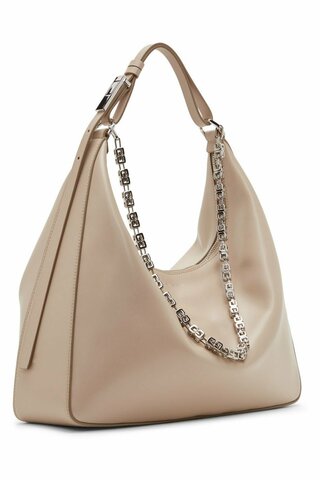 Маленькая лунная сумка Givenchy бежевый