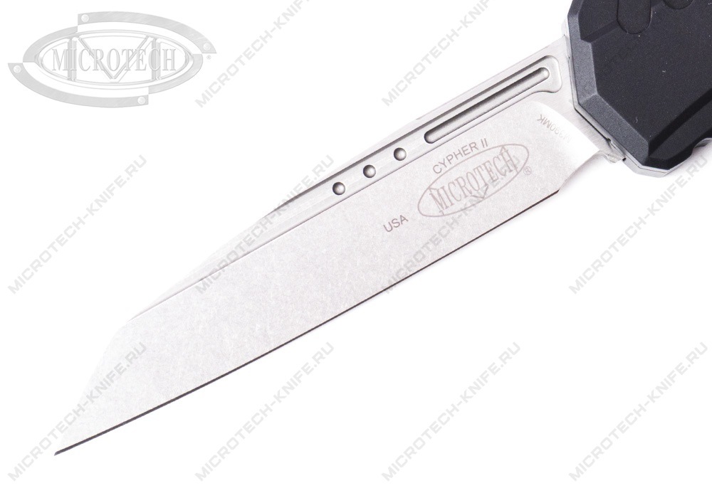 Нож Microtech Cypher II 1241-10 Stonewash - фотография 