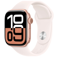 Умные часы Apple Watch Series 10 46mm Rose Gold Al LB SB M/L GPS (MWWU3)