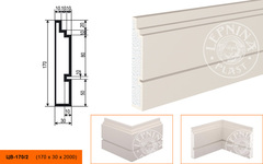 Молдинг цокольный ЦB-170/2