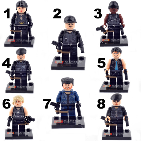 Minifigures The Expendables 3 Blocks Building