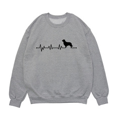 Свитшот "Голден ретривер - сердечный ритм"